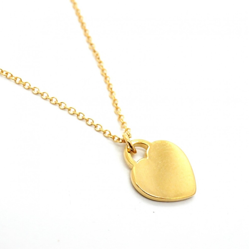 TIFFANY Authentic 18k Gold Heart Necklace - Picture 2 of 7